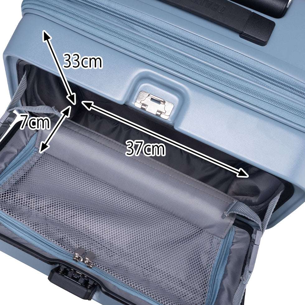ファースト ワンタッチトップオープン【M】 51L(拡張時61L) 5泊前後 ワンタッチロック ストッパー スマホスタンド ドリンクホルダー 荷物フック