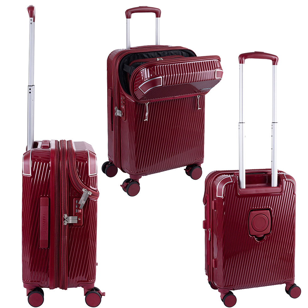 アクセル【S】 35L(拡張時43L) 2~3泊 機内持込サイズ ストッパー機能