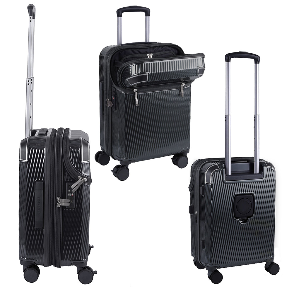 アクセル【S】 35L（拡張時43L） 2～3泊 機内持込サイズ ストッパー機能