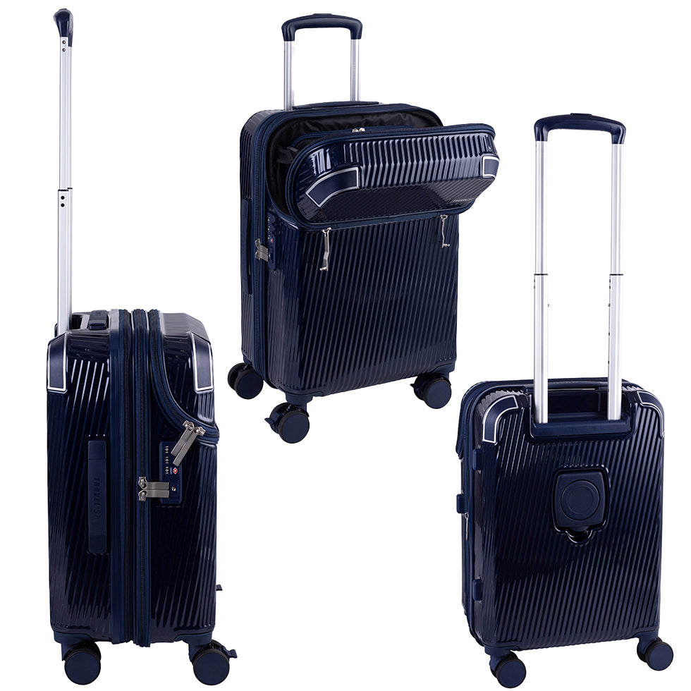 アクセル【S】 35L（拡張時43L） 2～3泊 機内持込サイズ ストッパー機能