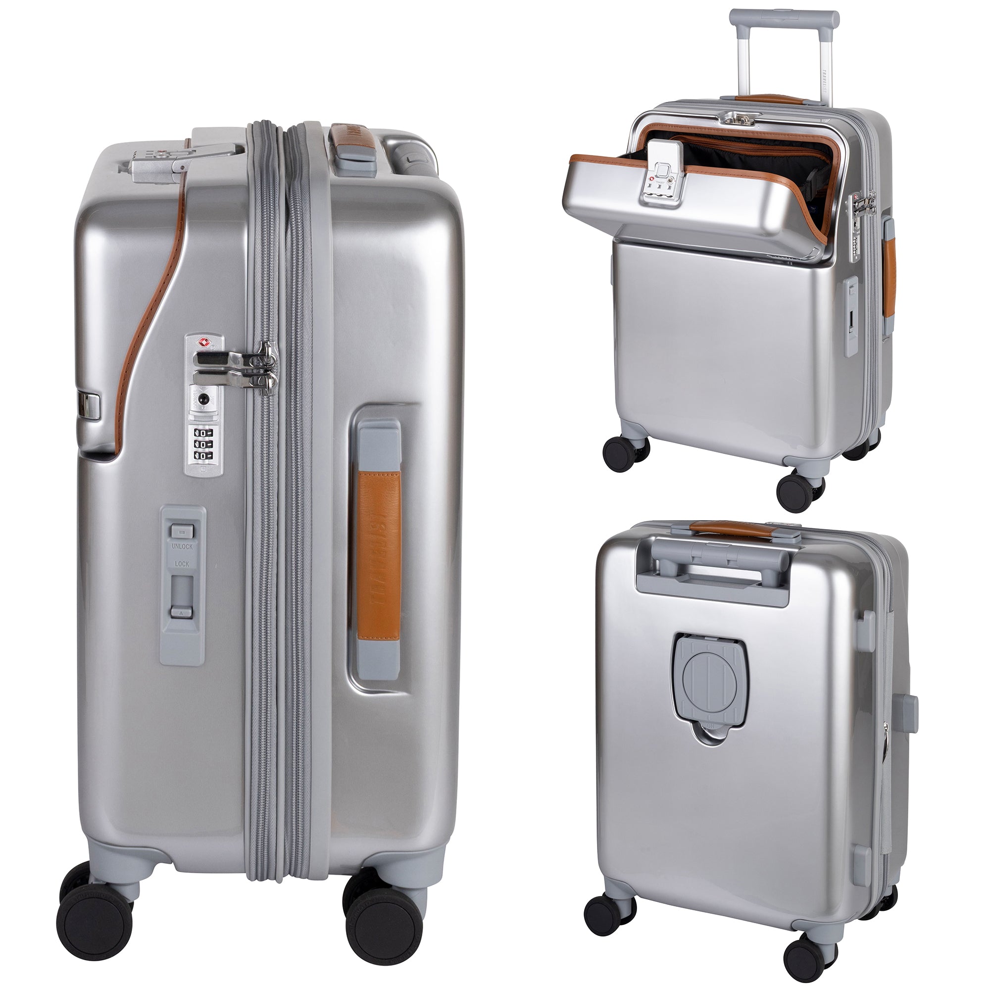 TRAVELIST ファーストワンタッチトップオープン スーツケース 35L S ファーストLIMITED ワンタッチトップオープン【S】35L（拡張時43L） 2