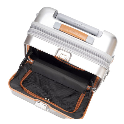 FIRST LIMITED ワンタッチトップオープン【S】 35L（拡張時43L） 2～3泊 機内持込サイズ ワンタッチロック ストッパー スマホスタンド ドリンクホルダー 荷物フック