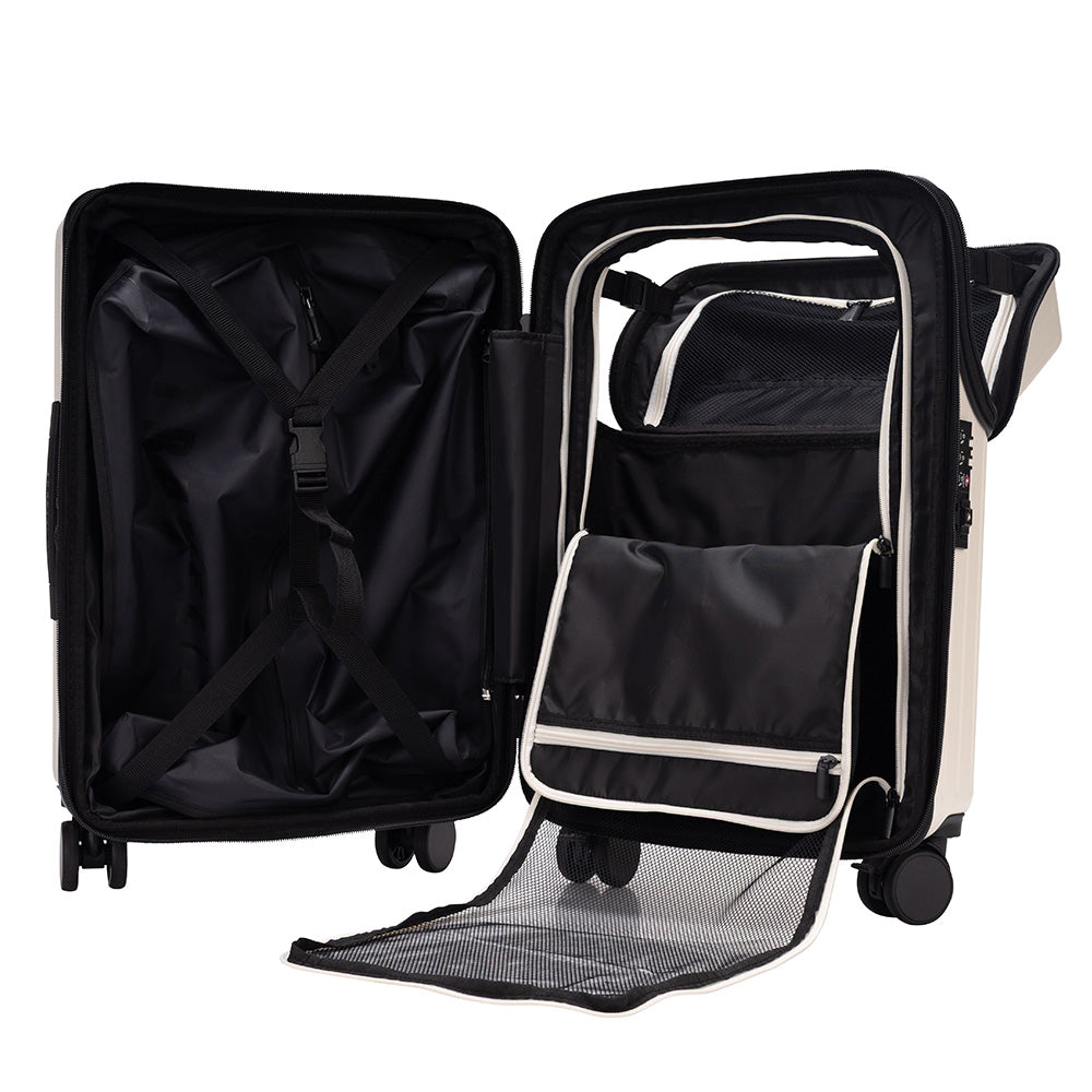 エアロマックス【S】 34L（拡張時41L） 3～5泊 トップオープン 圧縮機能 大容量 機内持込サイズ