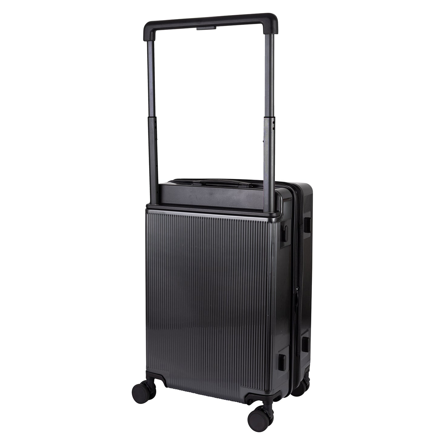 ワイドハンドルキャリー【M】 56L（拡張時65L） 5泊前後 無料預け入れ可能サイズ ストッパー