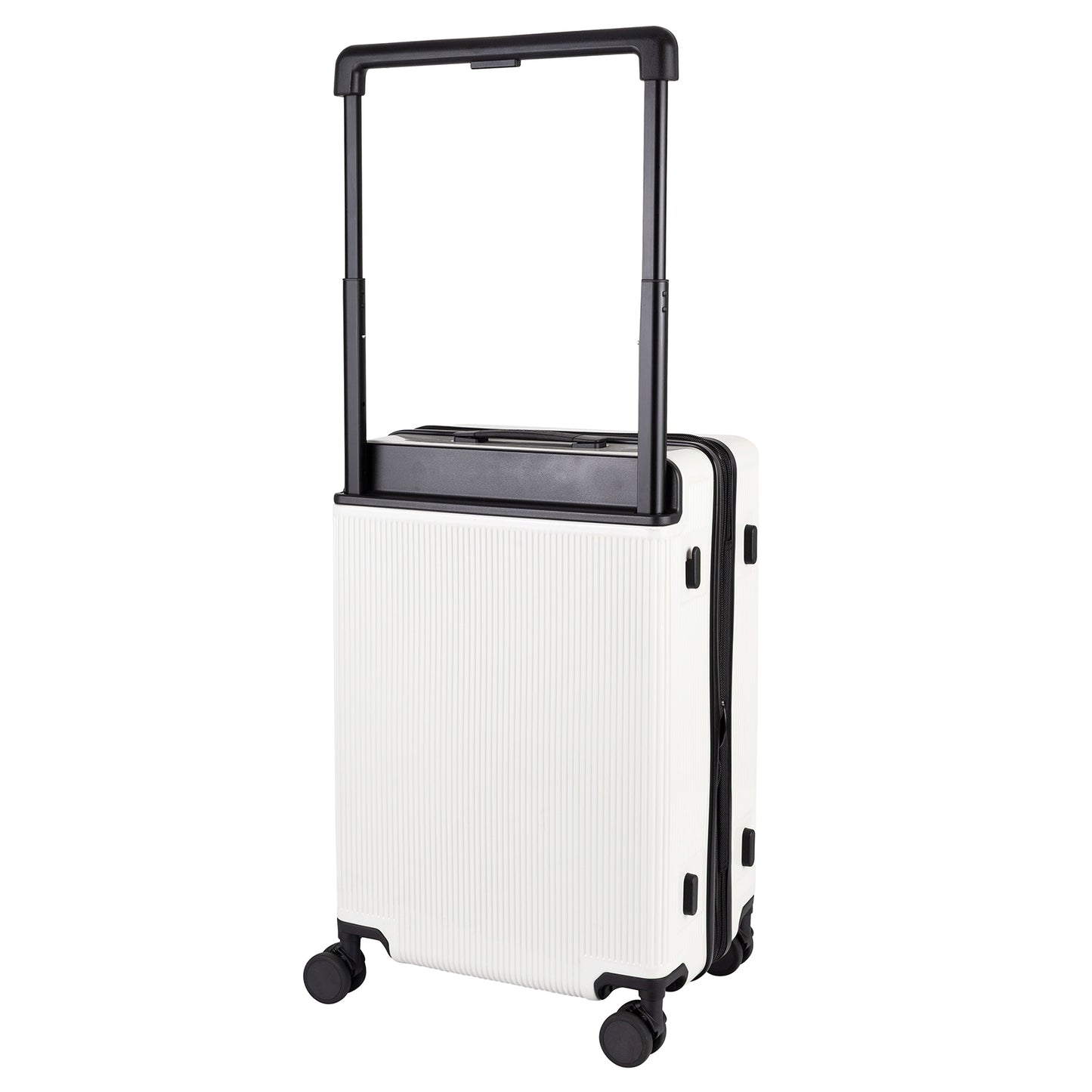 ワイドハンドルキャリー【M】 56L（拡張時65L） 5泊前後 無料預け入れ可能サイズ ストッパー